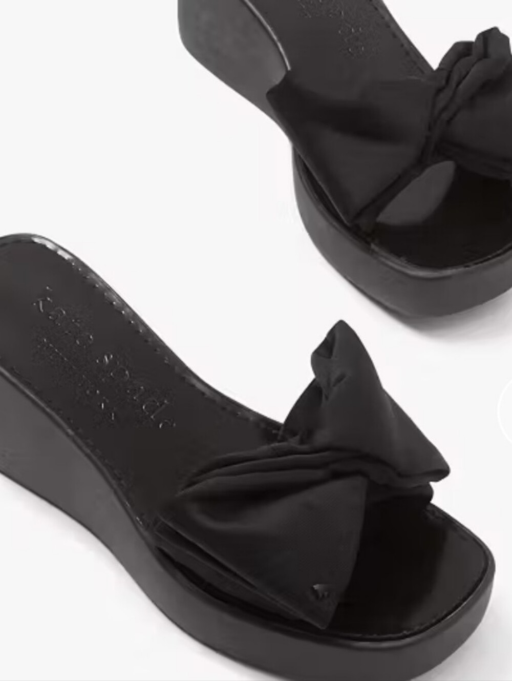 Kate Spade Bikini Bow Platform Wedges